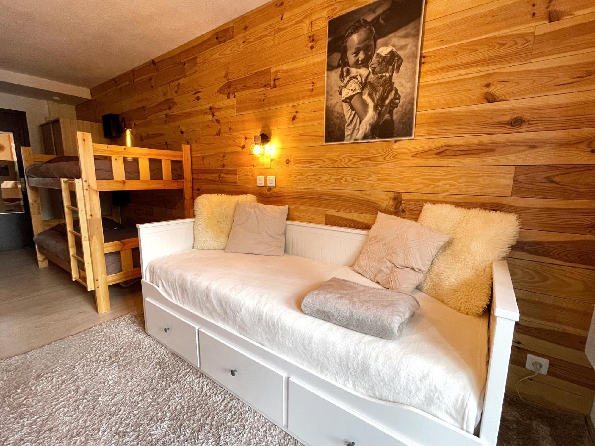 Chalereux Studio A La Montagne Auron Bagian luar foto