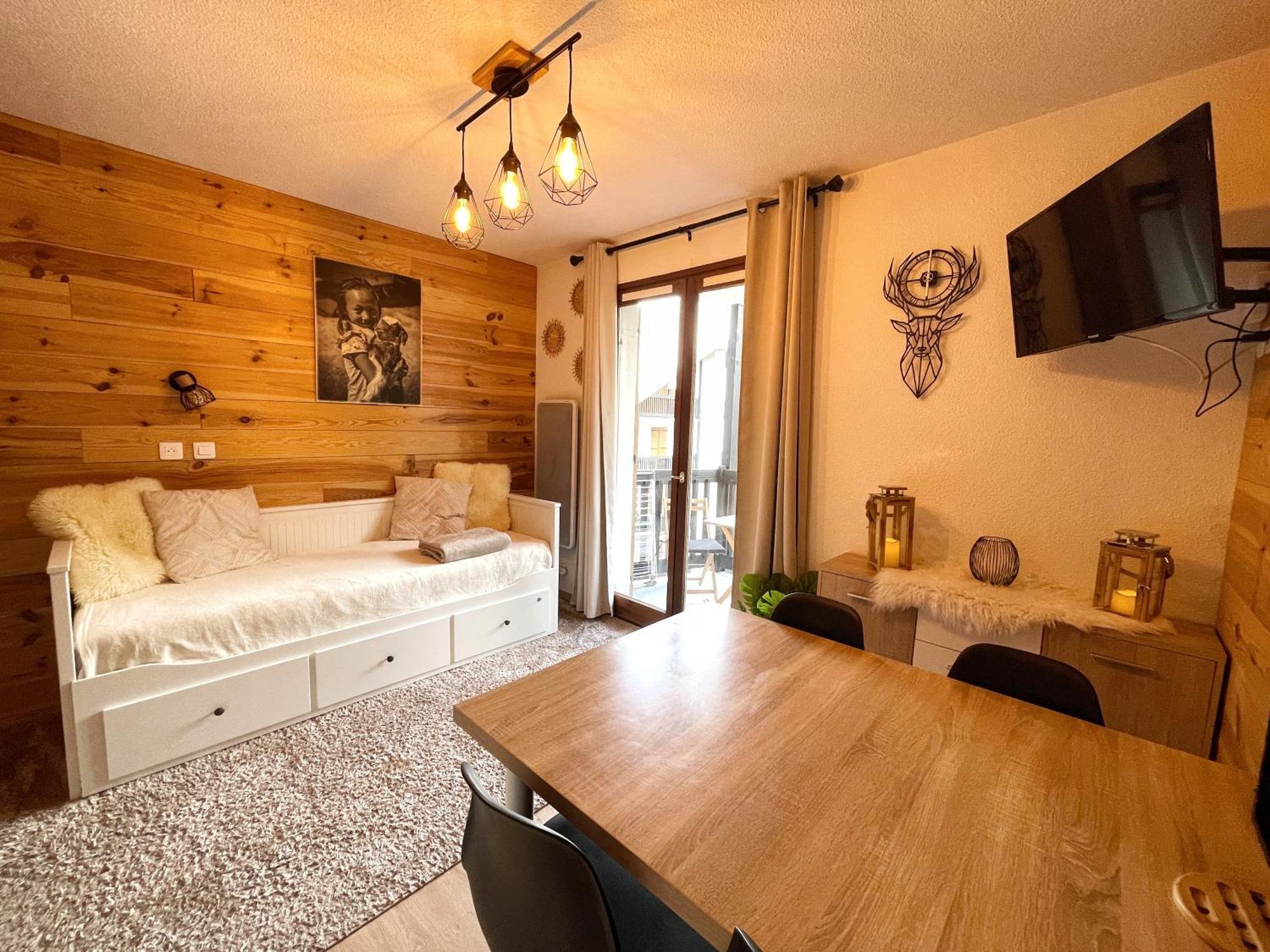 Chalereux Studio A La Montagne Auron Bagian luar foto