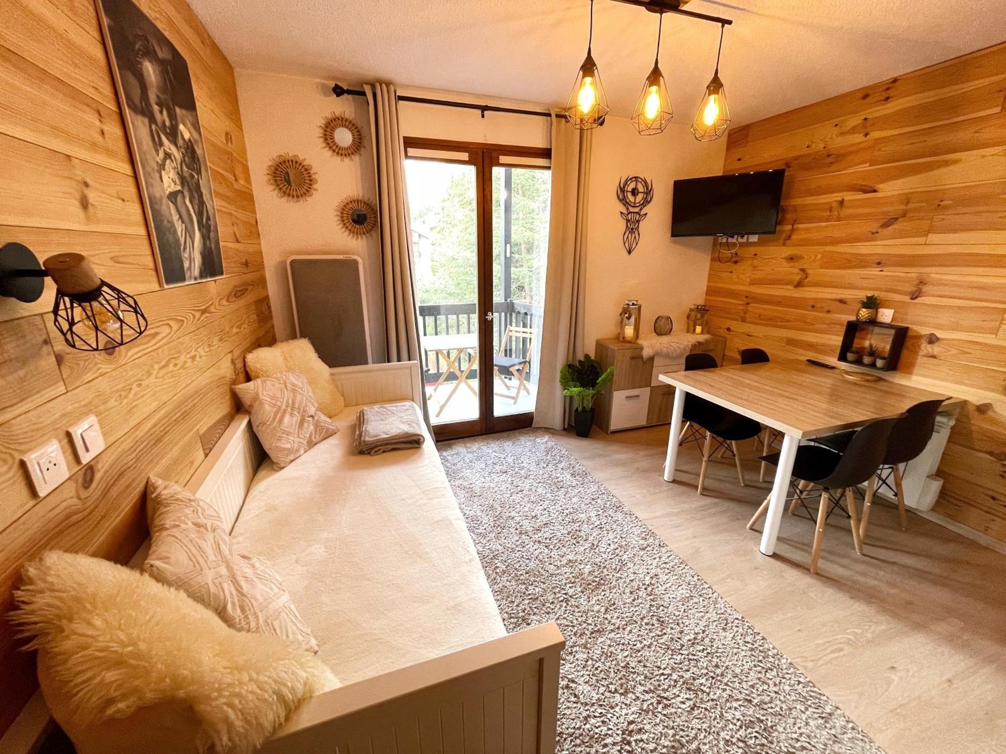 Chalereux Studio A La Montagne Auron Bagian luar foto
