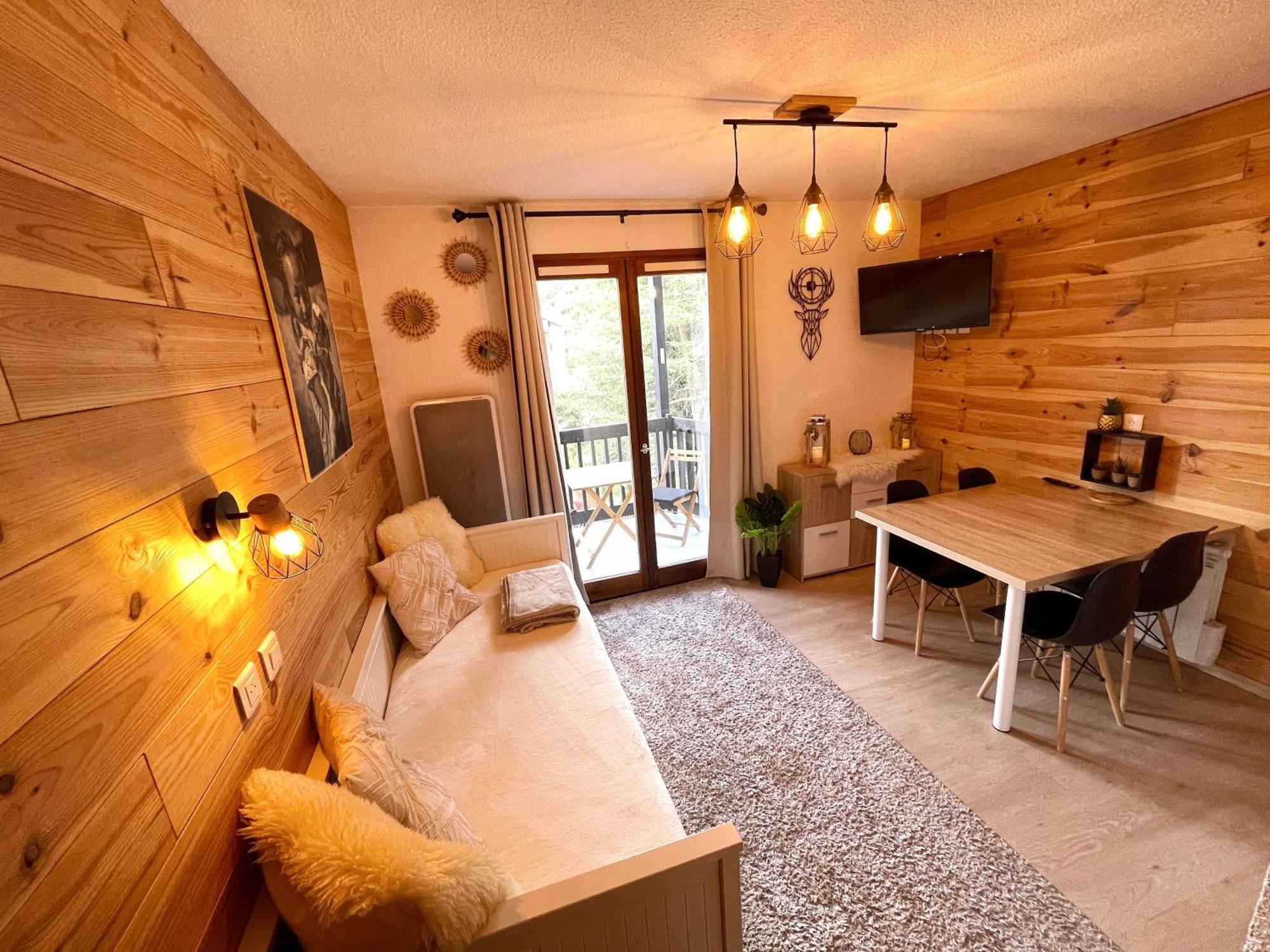 Chalereux Studio A La Montagne Auron Bagian luar foto