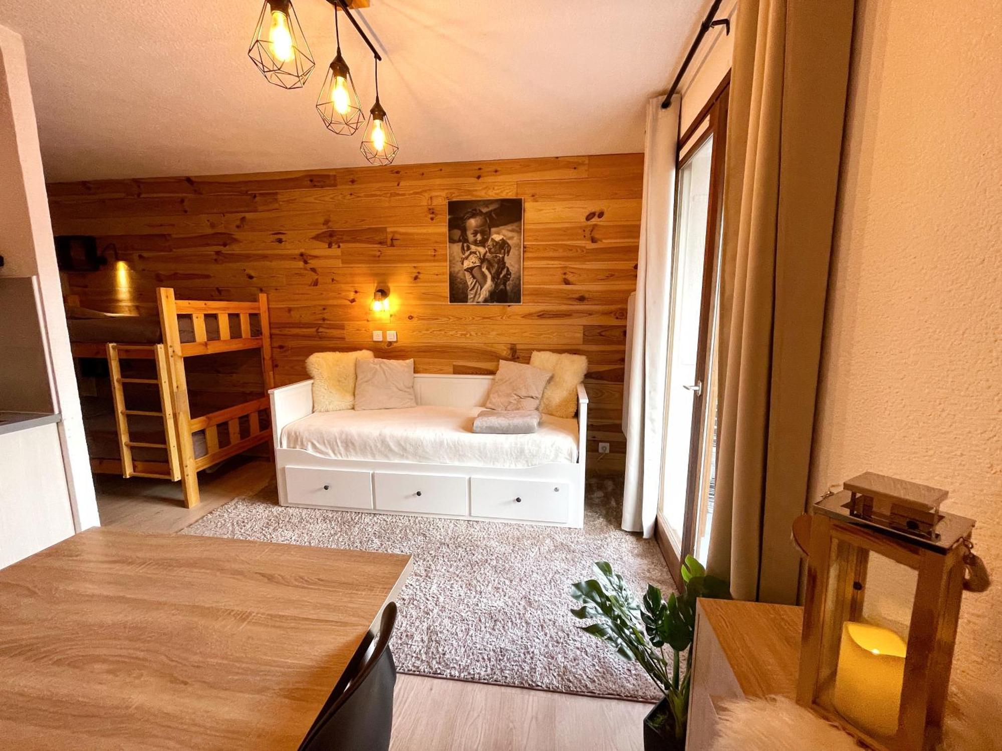Chalereux Studio A La Montagne Auron Bagian luar foto