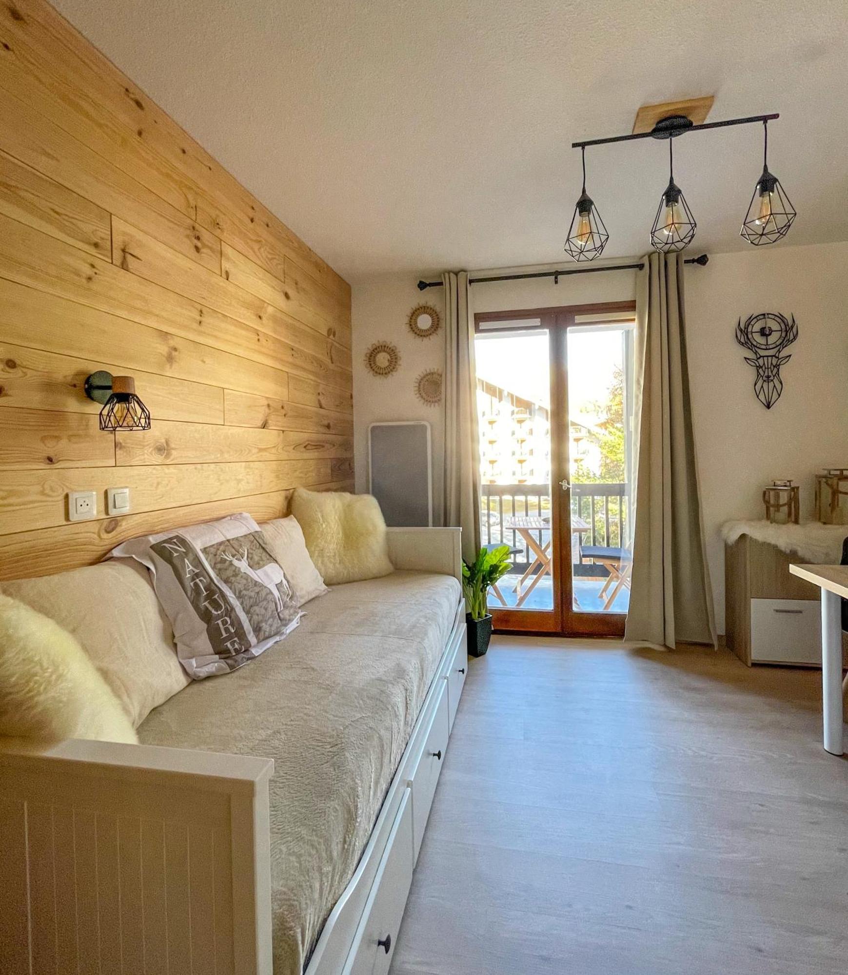 Chalereux Studio A La Montagne Auron Bagian luar foto